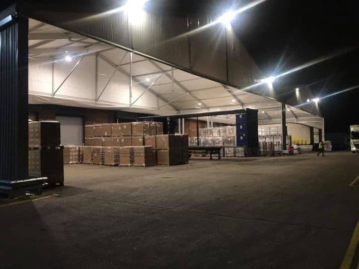 Trans Haul Depot At Night